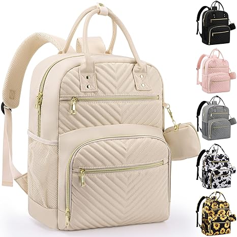 Diaper Bag Backpack – Multipurpose Baby Essentials Travel Backpack with Pacifier Case, Stylish Large Capacity Waterproof Bag for Baby Girl & Boy (M-Black)