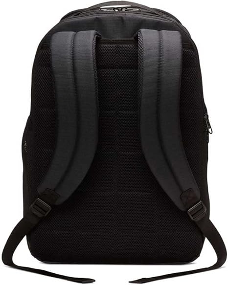 Nike Brasilia Medium Training Backpack – Water-Resistant Sports & Gym Bag with Secure Storage for Men & Women (Black/White)
