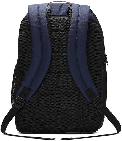 Nike Brasilia Medium Training Backpack – Water-Resistant Sports & Gym Bag with Secure Storage for Men & Women (Black/White)