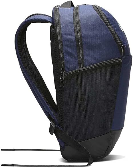 Nike Brasilia Medium Training Backpack – Water-Resistant Sports & Gym Bag with Secure Storage for Men & Women (Black/White)