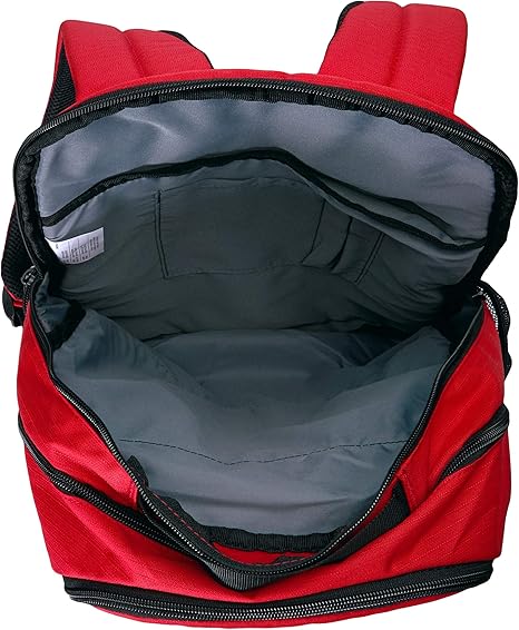Nike Brasilia Medium Training Backpack – Water-Resistant Sports & Gym Bag with Secure Storage for Men & Women (Black/White)